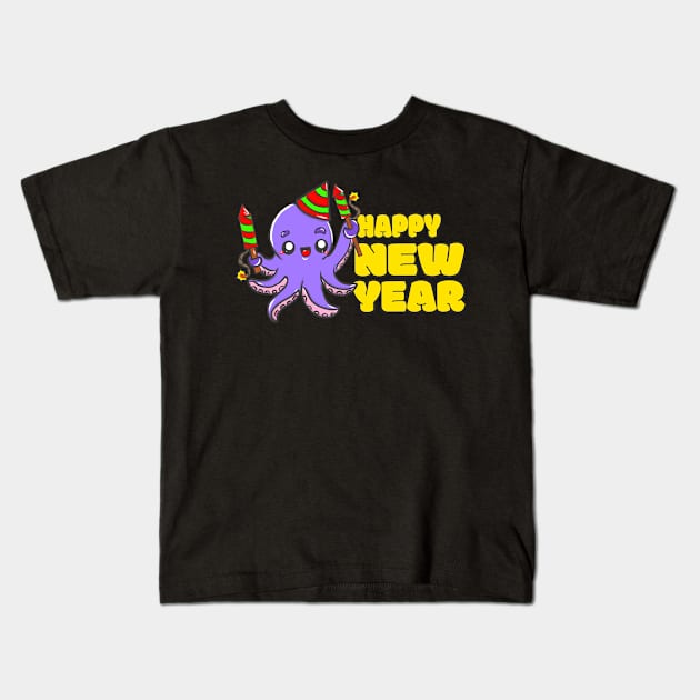 NEW YEAR'S EVE Kids T-Shirt by KK-Royal